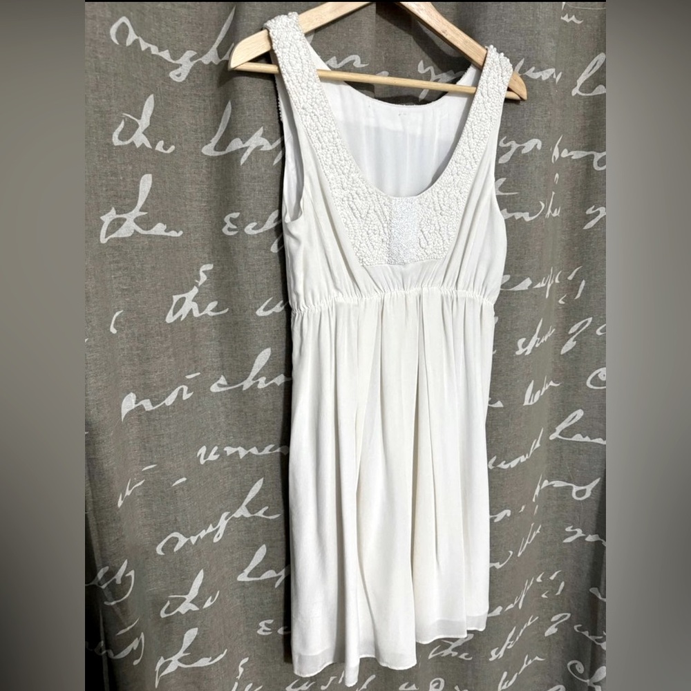 BCBG Max Azria Beaded Silk Dress. Size 8. New.